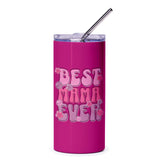 Best Mama Ever Pink Floral Design Tumbler product type